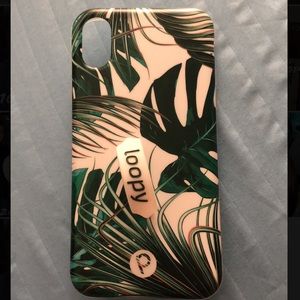 Loopy Monstera iPhone X case.